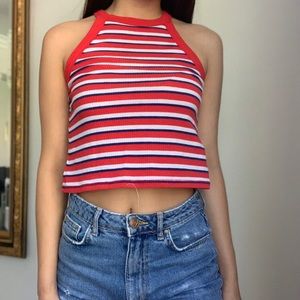 Halter neck crop top
